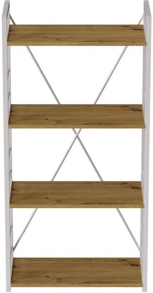 Етажерка 4/60 Ferrum-decor Серії Конект 120x60x28 білий ДСП Дуб Артизан 16мм (FRD-104244) Етажерка 4/60 Ferrum-decor Серії Конект 120x60x28 білий ДСП Дуб Артизан 16мм (FRD-104244)