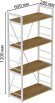 Етажерка 4/60 Ferrum-decor Серії Конект 120x60x28 білий ДСП Дуб Артизан 16мм (FRD-104244) Етажерка 4/60 Ferrum-decor Серії Конект 120x60x28 білий ДСП Дуб Артизан 16мм (FRD-104244)