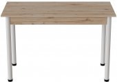 Стіл кухонний Ferrum-decor Беніта 75x120x80 Білий ДСП Сан-Марино 16мм (FRD-105647)