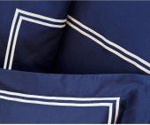 Постільна білизна сатин Milano lacivert-bej синій-бежевий king size svt-2000022292023 Постільна білизна сатин Milano lacivert-bej синій-бежевий king size svt-2000022292023