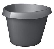 Кашпо для квітів Trigon пластик 30 сірий 55320 Кашпо для квітів Trigon пластик 30 сірий 55320