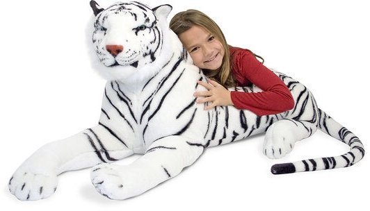 Гигантский плюшевый білий тигр 1,8 м MD13979 Гигантский плюшевый білий тигр 1,8 м MD13979