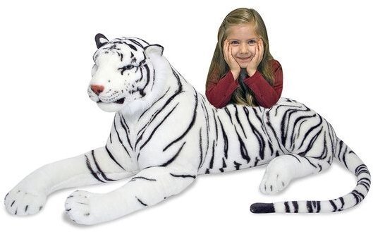Гигантский плюшевый білий тигр 1,8 м MD13979 Гигантский плюшевый білий тигр 1,8 м MD13979