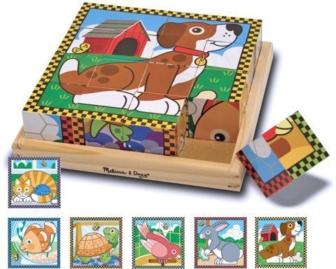 Melissa & Doug Домашние животные-кубики MD3771