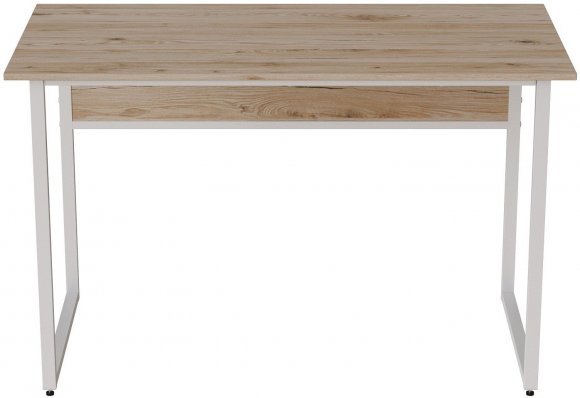 Комп'ютерний стіл Ferrum-decor Коді 75x140x60 білий ДСП Дуб Сан-Марино 32мм (FRD-101209)