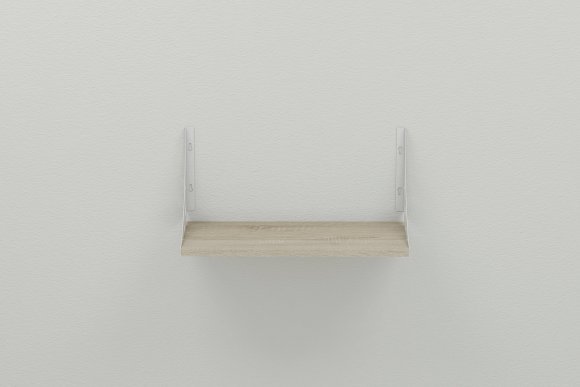 Полиця настінна Ferrum-decor Ханді 2 240x500x240 метал Білий ДСП Сонома 16 мм (FRD-102623) Полиця настінна Ferrum-decor Ханді 2 240x500x240 метал Білий ДСП Сонома 16 мм (FRD-102623)