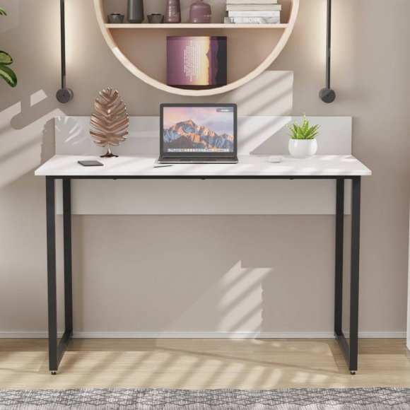 Письмовий стіл Ferrum-decor Скай 75x100x60 чорний ДСП Біле 16мм (FRD-103611)