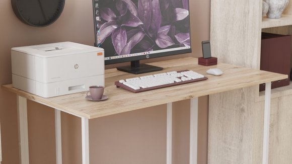 Комп'ютерний стіл Ferrum-decor Ханна 75x100x60 білий ДСП Дуб Сан-Марино 16мм (FRD-103993) Комп'ютерний стіл Ferrum-decor Ханна 75x100x60 білий ДСП Дуб Сан-Марино 16мм (FRD-103993)