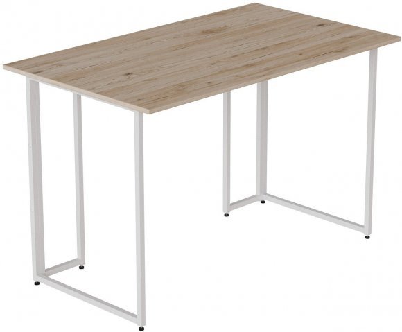 Комп'ютерний стіл Ferrum-decor Ханна 75x100x60 білий ДСП Дуб Сан-Марино 16мм (FRD-103993) Комп'ютерний стіл Ferrum-decor Ханна 75x100x60 білий ДСП Дуб Сан-Марино 16мм (FRD-103993)