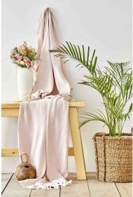 Покривало піке Quatre royal pudra пудра 200х230 см svt-2000022279321