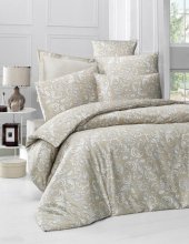 Постільний комплект 200х220 см Sateen Verano бежевий