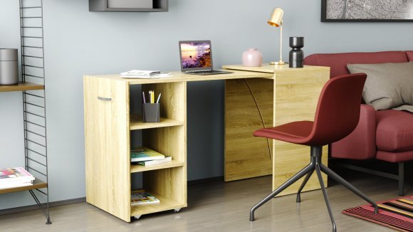 Стіл-тумба трансформер Смарт 1/1 Ferrum-decor 750x1450x500 ДСП Дуб Сонома 16 мм (FRD-105070) Стіл-тумба трансформер Смарт 1/1 Ferrum-decor 750x1450x500 ДСП Дуб Сонома 16 мм (FRD-105070)