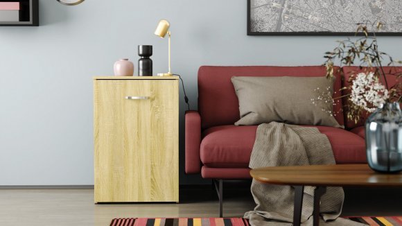 Стіл-тумба трансформер Смарт 1/1 Ferrum-decor 750x1450x500 ДСП Дуб Сонома 16 мм (FRD-105070) Стіл-тумба трансформер Смарт 1/1 Ferrum-decor 750x1450x500 ДСП Дуб Сонома 16 мм (FRD-105070)