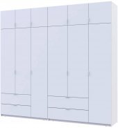 Шафа для одягу Doros Лукас Біла 3+3 ДСП 255х50х240 DRS-011684 (42005110)