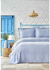 Покривало з наволочками Stella a.mavi 230х240 см євро блакитний