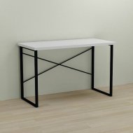 Письмовий стіл Ferrum-decor Дейв 76x120x60 чорний ДСП Біле 32мм (FRD-101978)