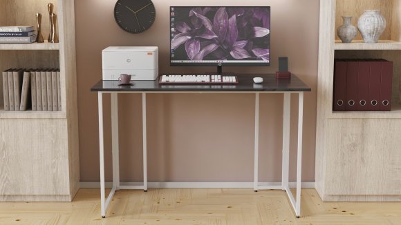 Комп'ютерний стіл Ferrum-decor Ханна 75x100x60 білий ДСП Сосна Кембра 16мм (FRD-103994) Комп'ютерний стіл Ferrum-decor Ханна 75x100x60 білий ДСП Сосна Кембра 16мм (FRD-103994)