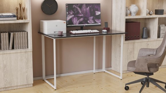 Комп'ютерний стіл Ferrum-decor Ханна 75x100x60 білий ДСП Сосна Кембра 16мм (FRD-103994) Комп'ютерний стіл Ferrum-decor Ханна 75x100x60 білий ДСП Сосна Кембра 16мм (FRD-103994)