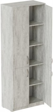 Шафа Анжело Ferrum-decor 5 полиць 4 двері 1900x800x380 ДСП Бетон 16 мм (FRD-105060) Шафа Анжело Ferrum-decor 5 полиць 4 двері 1900x800x380 ДСП Бетон 16 мм (FRD-105060)