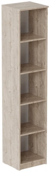 Пенал Анжело Ferrum-decor на 5 полиць 1900x400x380 ДСП Дуб Сан-Марино 16 мм (FRD-104900)