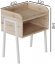 Тумба модульна Ferrum-decor Джузі 540x450x320 метал Білий ДСП Дуб Сан-Марино 16 мм (FRD-102976) Тумба модульна Ferrum-decor Джузі 540x450x320 метал Білий ДСП Дуб Сан-Марино 16 мм (FRD-102976)