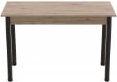 Стіл кухонний Ferrum-decor Беніта 75x120x80 Чорний ДСП Сан-Марино 16мм (FRD-105649)