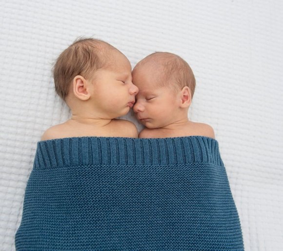 Бамбуковий плетений плед Classic 120х100 см Petrol lullalove-5602 Бамбуковий плетений плед Classic 120х100 см Petrol lullalove-5602