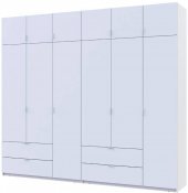 Шафа для одягу Doros Лукас Біла 3+3 ДСП 270х50х240 DRS-011685 (42005114)