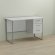 Письмовий стіл Ferrum-decor Гаррі 75x140x60 сірий ДСП Біле 16мм (FRD-101461)