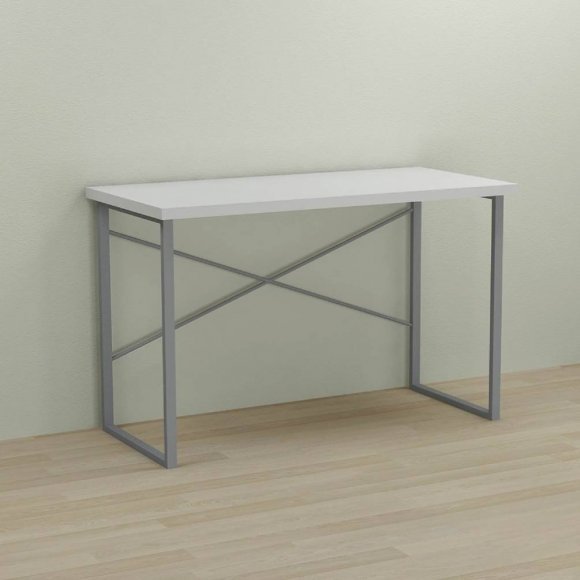 Письмовий стіл Ferrum-decor Дейв 76x140x60 сірий ДСП Біле 32мм (FRD-102383)