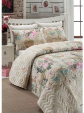 Покривало стьобане з наволочкою Angel bej бежевий 160х220 см 2000008487184