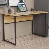 Комп'ютерний стіл Ferrum-decor Коді 75x100x60 чорний ДСП Дуб Сан-Марино 32мм (FRD-103739)