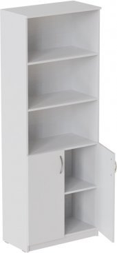 Шафа Анжело Ferrum-decor на 5 полиць з 2 дверима 1900x800x380 ДСП Біле 16 мм (FRD-105061) Шафа Анжело Ferrum-decor на 5 полиць з 2 дверима 1900x800x380 ДСП Біле 16 мм (FRD-105061)