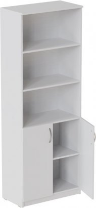 Шафа Анжело Ferrum-decor на 5 полиць з 2 дверима 1900x800x380 ДСП Біле 16 мм (FRD-105061)