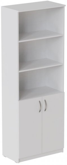 Шафа Анжело Ferrum-decor на 5 полиць з 2 дверима 1900x800x380 ДСП Біле 16 мм (FRD-105061) Шафа Анжело Ferrum-decor на 5 полиць з 2 дверима 1900x800x380 ДСП Біле 16 мм (FRD-105061)