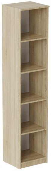 Пенал Анжело Ferrum-decor на 5 полиць 1900x400x380 ДСП Дуб Сонома 16 мм (FRD-104902)