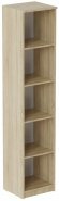 Пенал Анжело Ferrum-decor на 5 полиць 1900x400x380 ДСП Дуб Сонома 16 мм (FRD-104902)