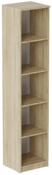 Пенал Анжело Ferrum-decor на 5 полиць 1900x400x380 ДСП Дуб Сонома 16 мм (FRD-104902)