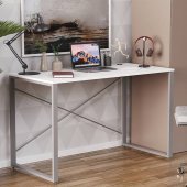 Письмовий стіл Ferrum-decor Серії Конект 75x120x600 сірий ДСП Біле 16мм (FRD-104213) Письмовий стіл Ferrum-decor Серії Конект 75x120x600 сірий ДСП Біле 16мм (FRD-104213)