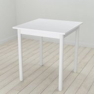 Стіл кухонний Ferrum-decor Агата 75x70x70 Білий ДСП Біле 16мм (FRD-106239)