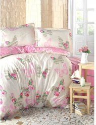 Постільна білизна ранфорс Leonela V1 євро 200х220 см