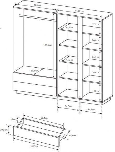 Шафа для одягу Perfect Home Арко / Arco 4-дверна з дзеркалом 4D2S/220 Білий глянець/дуб грандсон (PFH-091041) Шафа для одягу Perfect Home Арко / Arco 4-дверна з дзеркалом 4D2S/220 Білий глянець/дуб грандсон (PFH-091041)