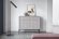 Комод Perfect Home Нова / Nova 2-дверний з 2 шухлядами і чорними ніжками KSZ104 Сірий (PFH-091218) Комод Perfect Home Нова / Nova 2-дверний з 2 шухлядами і чорними ніжками KSZ104 Сірий (PFH-091218)