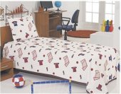 Покривало Maxstyle Soccer синій подростковое н.50х70 см 8350