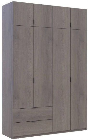 Шафа розпашна з антресоллю Doros Лукас 160х50х240 см Канноло (DRS-011881) Шафа розпашна з антресоллю Doros Лукас 160х50х240 см Канноло (DRS-011881)