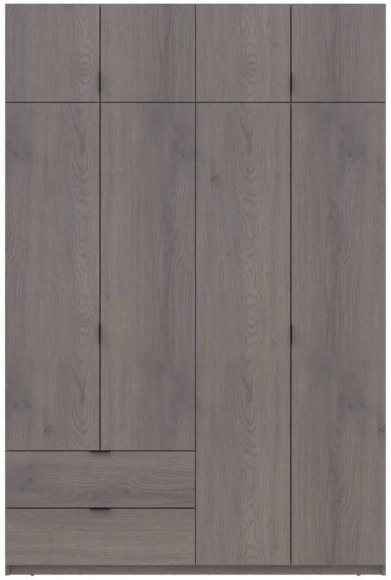 Шафа розпашна з антресоллю Doros Лукас 160х50х240 см Канноло (DRS-011881) Шафа розпашна з антресоллю Doros Лукас 160х50х240 см Канноло (DRS-011881)