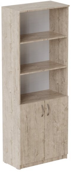 Шафа Анжело Ferrum-decor на 5 полиць з 2 дверима 1900x800x380 ДСП Дуб Сан-Марино 16 мм (FRD-105062)