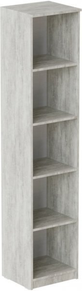 Пенал Анжело Ferrum-decor на 5 полиць 1900x400x380 ДСП Бетон 16 мм (FRD-104904)