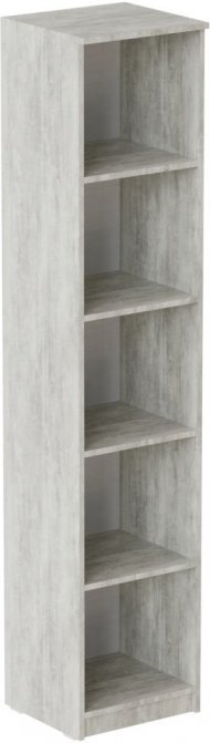 Пенал Анжело Ferrum-decor на 5 полиць 1900x400x380 ДСП Бетон 16 мм (FRD-104904) Пенал Анжело Ferrum-decor на 5 полиць 1900x400x380 ДСП Бетон 16 мм (FRD-104904)