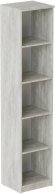 Пенал Анжело Ferrum-decor на 5 полиць 1900x400x380 ДСП Бетон 16 мм (FRD-104904) Пенал Анжело Ferrum-decor на 5 полиць 1900x400x380 ДСП Бетон 16 мм (FRD-104904)